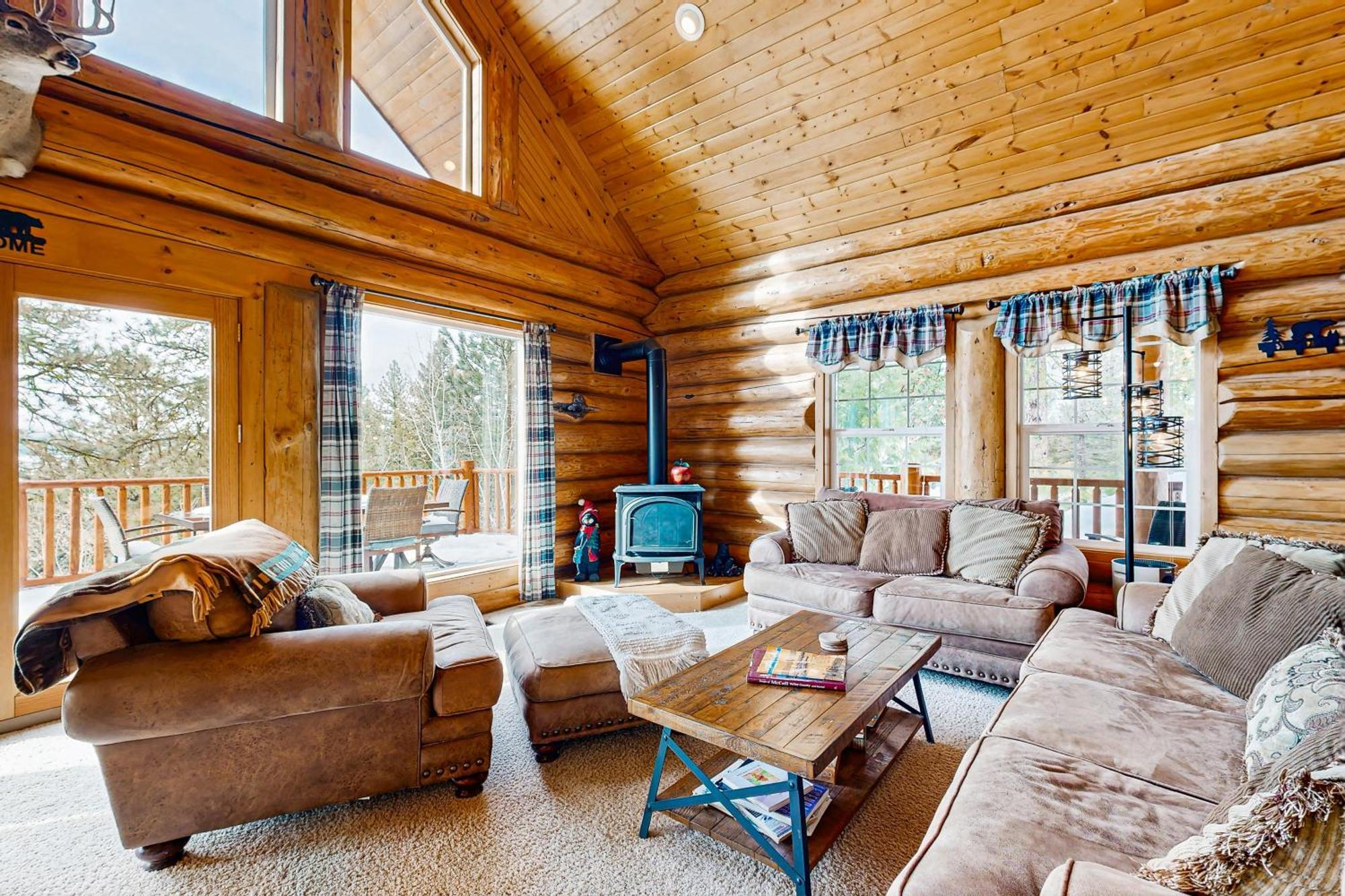 Cascade Lakeview Log Cabin Екстер'єр фото