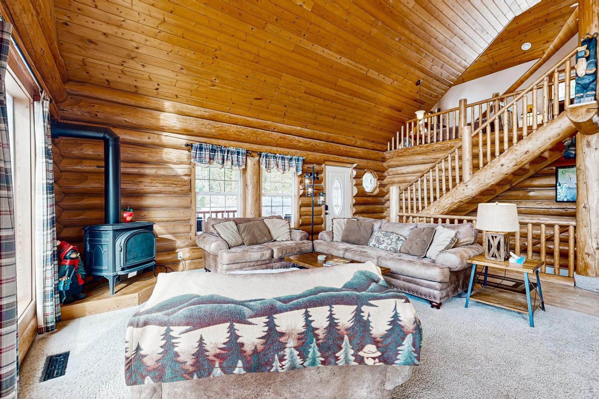 Cascade Lakeview Log Cabin Екстер'єр фото