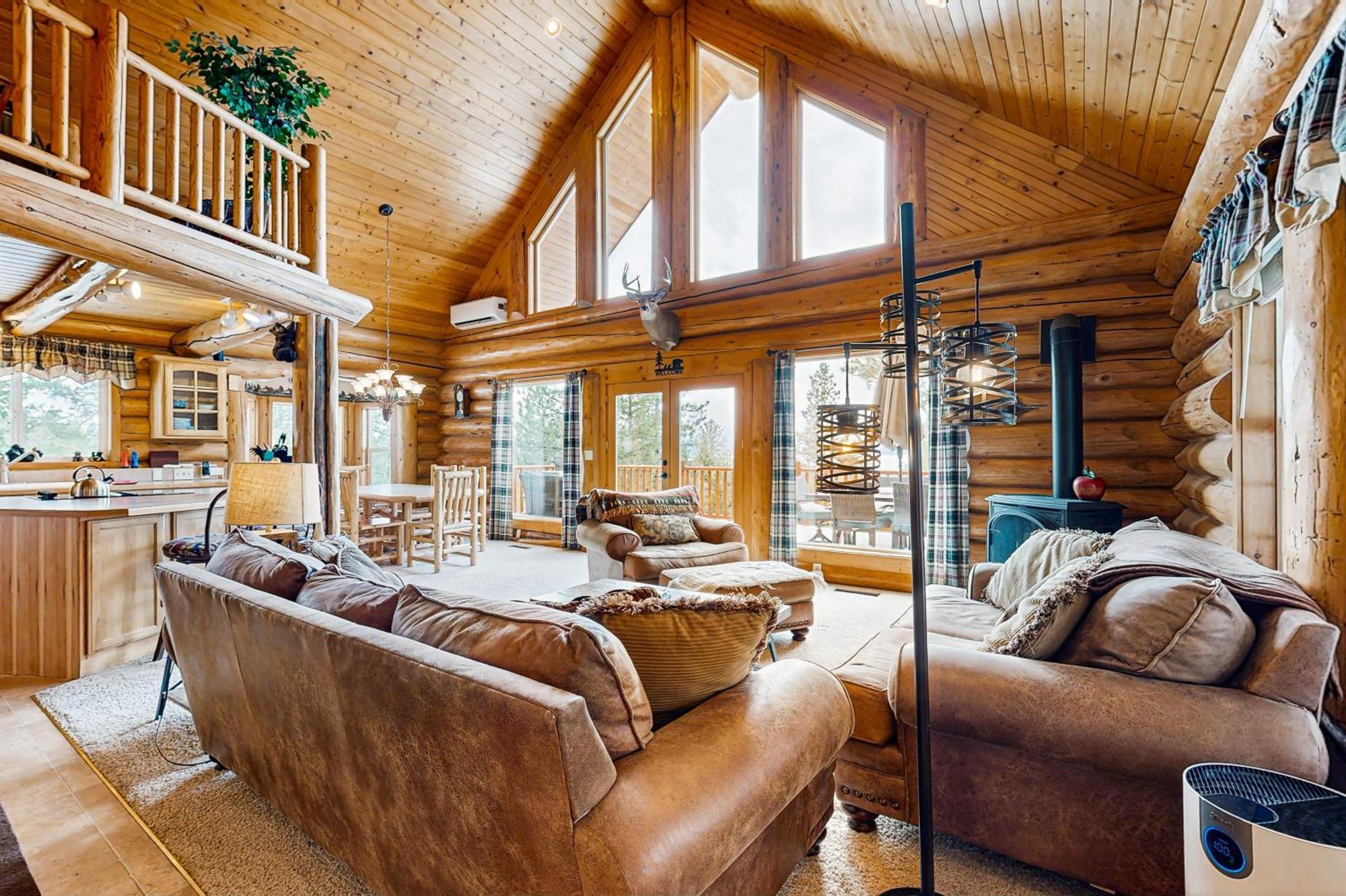 Cascade Lakeview Log Cabin Екстер'єр фото